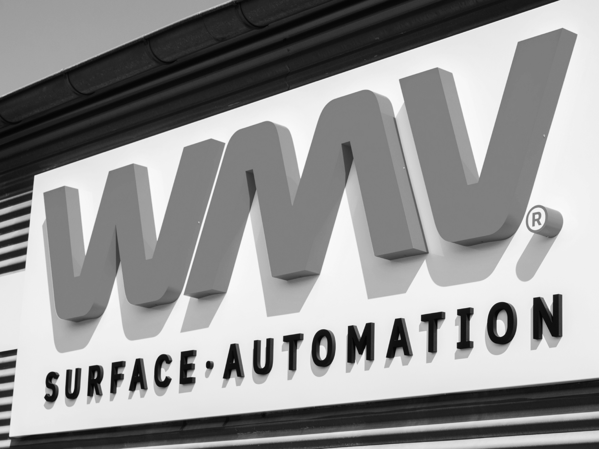 Buchstabenanlage "WMV"