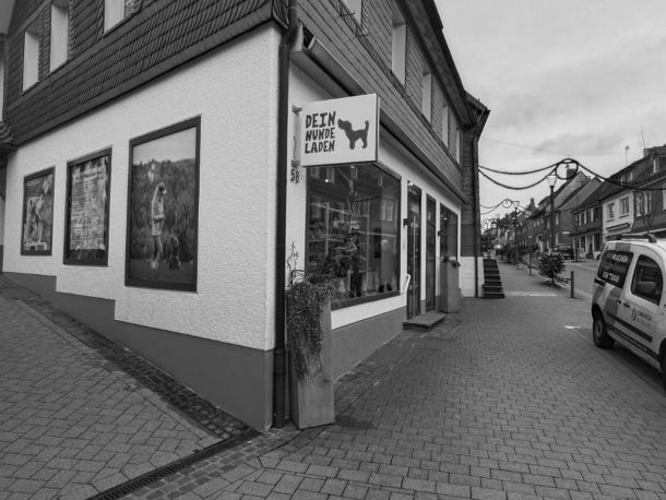 Ladenbeschriftung "DeinHundeladen"